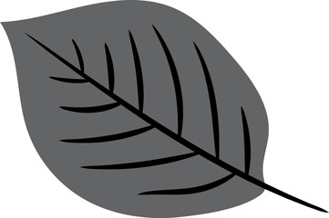 Hand Drawn Stylized Leaf Illustration