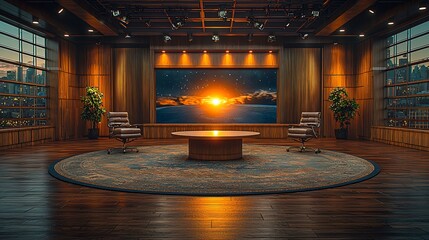 Studio, Sunrise, City View