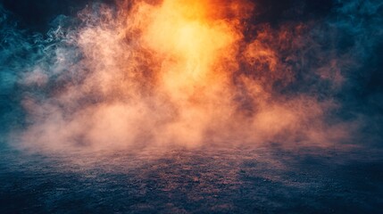 Obraz premium Smoky, atmospheric scene