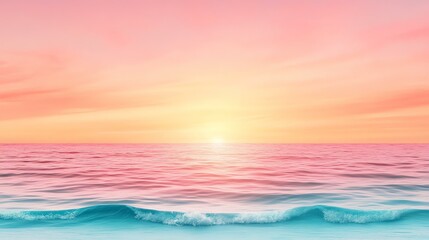 Obraz premium High-Quality Watercolor for Printing on Various Materials. Best Watercolor for Printing Artistic and Decorative Designs. Scenic ocean sunset with vibrant colors.