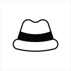 Hat icon vector stock illustration