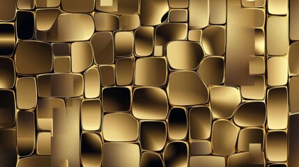 Obraz premium Modern artistic representation with gold textured elements.