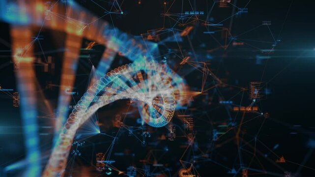 DNA Double Helix Genome Sequencing Genetic Code Blueprint