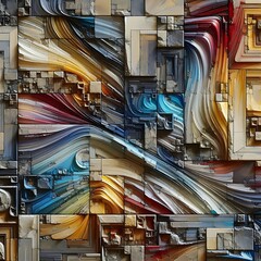 abstract fractal background