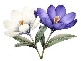 Obraz premium Floral Spring Magnolias.