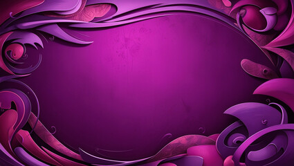 purple background modern gradient mascot motif