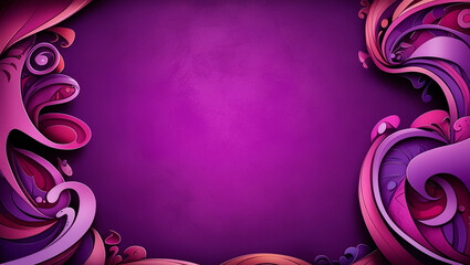 purple background modern gradient mascot motif