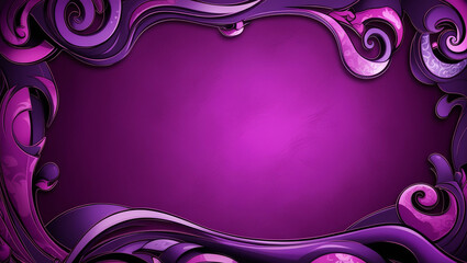 purple background modern gradient mascot motif