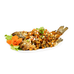 Bright atmosphere & flavor crispy fried fish at our seafood restaurant