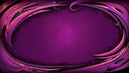 purple background modern gradient mascot motif