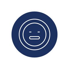 So So icon vector stock illustration