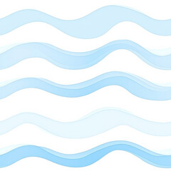 Obraz premium Seamless Textile Pattern Flowing blue and white wave pattern with abstract coastal design