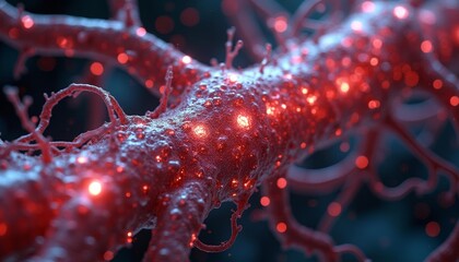 Red pulsations in the microscopic world of cells