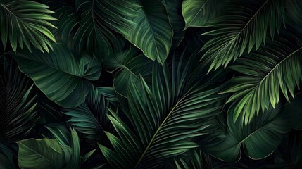 Beautifully arranged tropical leaves enhance visual appeal.