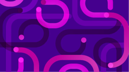 trendy purple abstract geometric background with shapes in a vector illustration