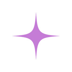 Obraz premium Brutalist star shape sticker. Bold symbol of modern abstract design. This flat icon represents a unique element of contemporary brutalism, ideal for y2k aesthetic projects and graphic applications.