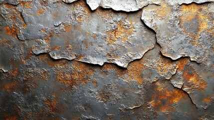 Rusted metal texture background, cracked surface, industrial design
