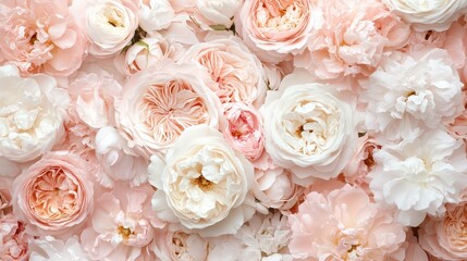 Exquisite pink and white flowers in full bloom, a stunning display of nature's beauty