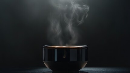 coffee extractor brewing a shot of espresso, the dark coffee flowing smoothly into a cup with a perfect crema on top, steam rising in the air.