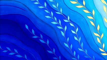 Soft white spirals form clean and delicate circular patterns on light blue background, evoking serene and calming atmosphere
