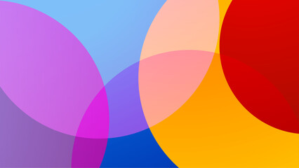 Obraz premium stylish minimalist abstract geometric shapes background with colorful vector illustration, for presentation design, wallpaper, or website background