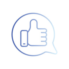 Like icon vector stock illustration