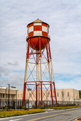 Red and White Water Tower, Moffett Field Historical Society Museum