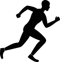 running man silhouette