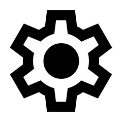 Settings Gear Icon for Configuration and Preferences