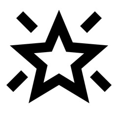 Shining Star Icon for Highlights and Awards