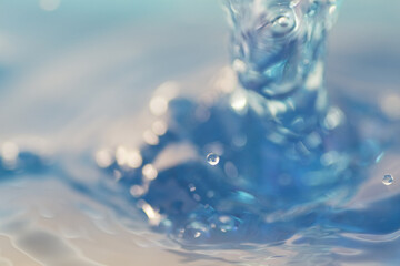 Close up of water ripples as background