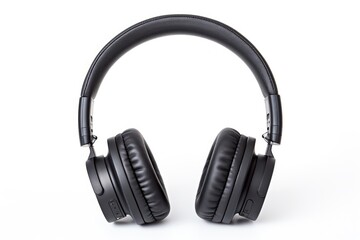 Headphone headphones headset white background.