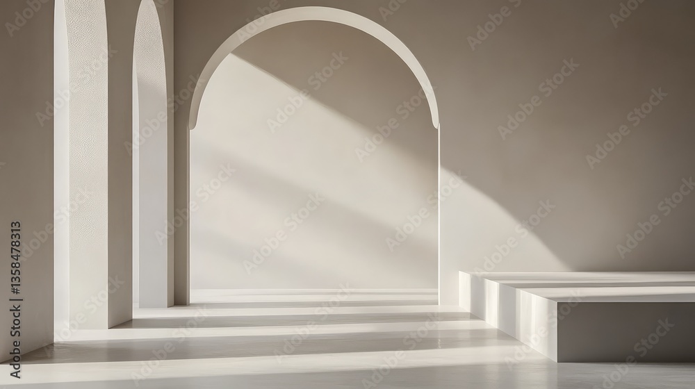 Poster a light cream-colored backdrop with subtle texture, creating a perfect setting for minimalistic desi