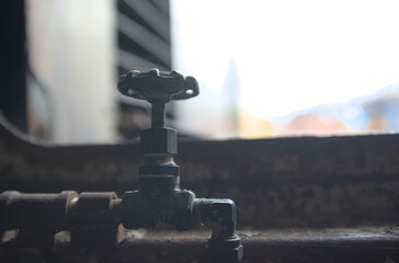 old water tap