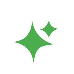 green star vector