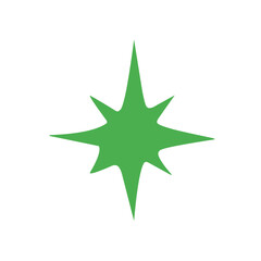 green star vector