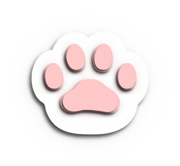 Pet's paw print