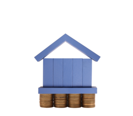 Building financial stability home investment with coins business context indoor setting concept of wealth management