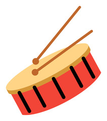 Musical Instrument Sticker Illustration Element