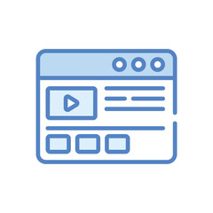 Browser  icon vector