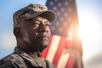 Senior man soldier military portrait adult.