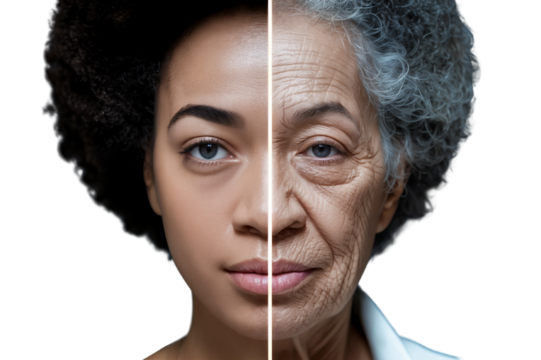 Journey Through Time A Womans Aging Portrait