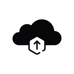 Data Upload icon vector
