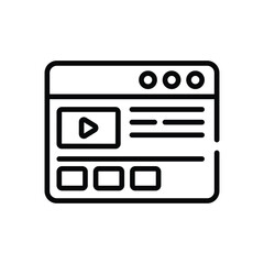 Browser  icon vector