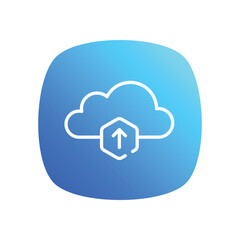 Data Upload icon vector