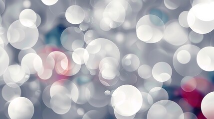 Light gray background with white bokeh circles, light gray .