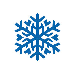 Abstract Blue Snowflake Design with Fire Effect