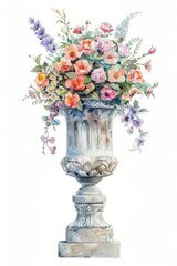 Obraz premium Elegant floral arrangement in vase