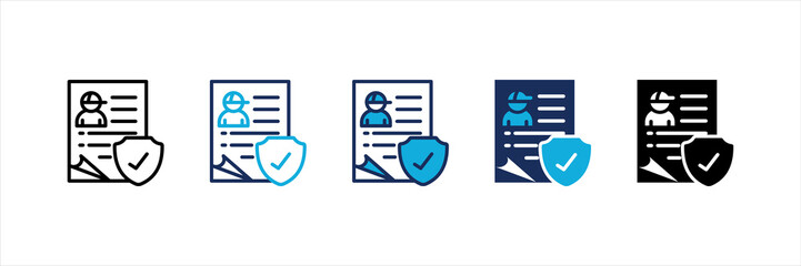 Child Consent  Multi Style Icon Set