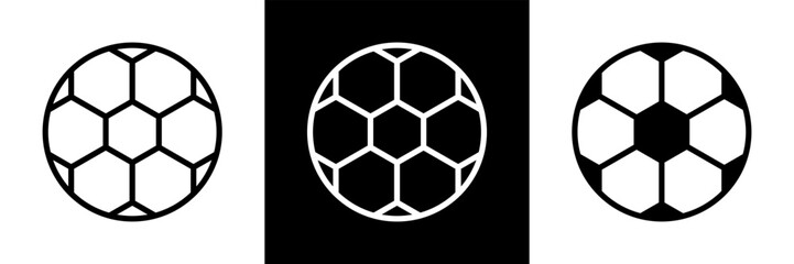 Soccer Ball Icon Illustration for Sports Branding - Football Sphere Symbol for Educational Content